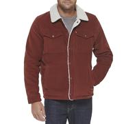 Levi's - Chaqueta de camionero con forro de sherpa de pana para hombre, Pana óxido, Medium