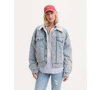 LEVI'S Chaqueta de los 90 con forro tipo sherpa Trucker. Color Luz de la mañana
