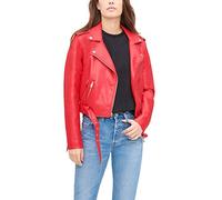 Levi's Chaqueta de piel sintética para mujer The Belted Faux Leather (Regular y Plus), Getaway Solids, S