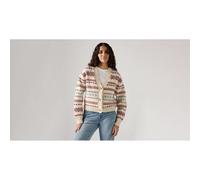 LEVI'S Chaqueta de punto abotonada con cuello de pico. Color Estampado Crudo