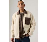 Levi's JOONIE SHERPA JACKET NEUTRALS L Blanco