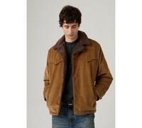 LEVI'S Chaqueta de terciopelo y tejido sherpa. Color camel