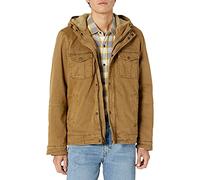 Levi's Chaqueta Militar con Forro de Sherpa de 4 Bolsillos para Hombre Abrigo, Caqui, XXL