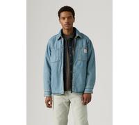 Levi's Chaqueta reversible de tela vaquera y sherpa. Talla XL. Color Azul