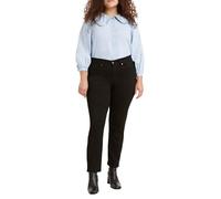 Levi's Classic Straight Vaqueros, Negro (Soft Black), 33W / 32L para Mujer