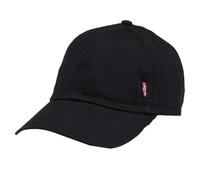 Levi's Classic Twill Red Tab Baseball Cap, Gorra de Béisbol Hombre, Negro (Regular Black), 58 cm