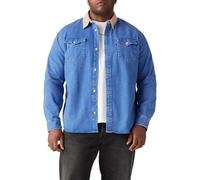 Levi's Corte Grande y Relajado al Oeste Camisa Abotonada, Wade Vintage Wash, XL para Hombre