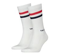Levi's Crew Calcetines, Azul/Blanco/Rojo, 35/38 (Pack de 2) Unisex