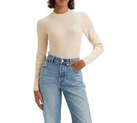 Levi's Crew Rib Sweater, Sweatshirt para Mujer, Pearled Ivory, XS
