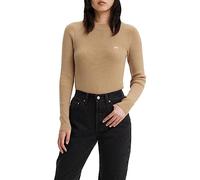 Levi's Crew Rib Sweater, Sweatshirt para Mujer, Travertine, XS