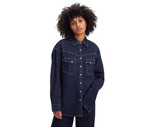 Levi's Dorsey XL Western Camisa Mujer Indigo Rinse (Azul) S -