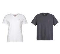Levi's Double-Pack: T-Shirt, Blanco/Dark Charcoal Heather DKR Set, XL
