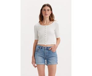 Levi's Dry Button-down Shirt White Talla: XS | Blusas Outlet | Mujer | Blanco
