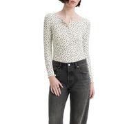 Levi's Dry Goods Henley Long-Sleeve Sudadera, Jane Floral Chasm Bl, XS Mujeres