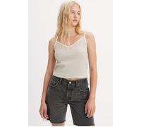 Levi's Dry Tank Top Ecru Talla: L | Camisetas de tirantes Outlet | Mujer | Marrón