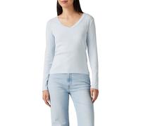 Levi'S Essential Housemark Long-Sleeve Vneck Camiseta Mujer