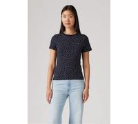 Levi's Essential Housemark Tee Blue Talla: XXS | Camisetas de Seda Outlet | Mujer | Azul