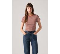 Levi's Essential Housemark Tee Red Talla: S | Camisetas de Seda Outlet | Mujer | Rojo