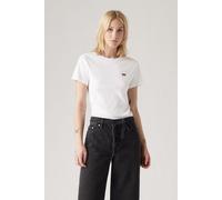 Levi'S Camiseta de Manga Corta para Mujer Essential Housemark, Color Blanco., XS