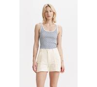 Levi's Essential Rib Tank Aditi Block Print Egret Talla: M | Camisetas de Tirantes Outlet | Mujer