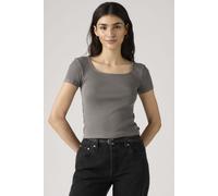 Levi's Essential Square Neck Tee Black Talla: L | Camisetas de Seda Outlet | Mujer | Negro