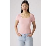 Levi's Essential Square Neck Tee Pink Talla: S | Camisetas de Seda Outlet | Mujer | Rosa