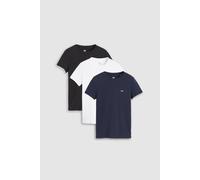 Levi's 3pack Essential SS tee Camiseta, 3 Pack Té Anthracite, XL Mujeres