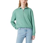 Levi's Everyday 1/4 Zip, Sweatshirt para Mujer, Beryl Green, XS