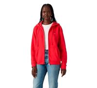 Levi's Everyday Zip Hoodie Sudadera con Capucha, Color Rojo, S para Mujer