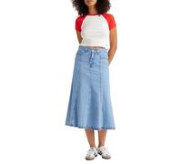Levi's Fit And Flare Skirt Med Indigo Talla: 25 | Faldas Midi Outlet | Mujer | Azul