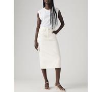 Levi's Hr Back Slit Skirt Snowing In La Talla: 24 | Faldas Vaqueras Outlet | Mujer | Blanco