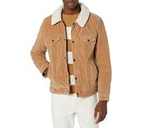 Levi's Faux Leather Classic Trucker Jacket Chaqueta de Piel, Gamuza sintética marrón, M para Hombre