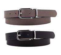 Levi's Feminine Reversible Belt Cinturón, Regular Black, 60 cm Women's