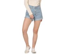 Levi's Rolled 80s-Pantalones Cortos para mamá Med Indigo (Acabado Plano) MOM, Back to Blue, 23 para Mujer