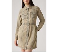 Levi's Flynn Dress Shirt Beige Talla: XS | Blusón Outlet | Mujer | Marrón
