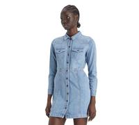 Levi's Flynn Western Core Dress Med Indigo - Worn IN, Ringing Bells 2, M