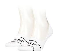 Levi's Footie, Blanco (Iconic), 43 (Pack de 2) Unisex Adulto