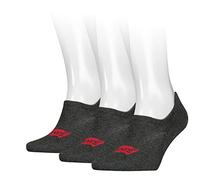 Levi's Footie, Gris (Anthracite Melange/Black), 39-42 (Pack de 3) Unisex Adulto