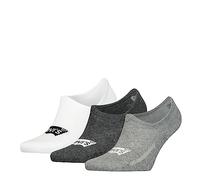 Levi's Footie, Gris (Grey Combo), 39-42 (Pack de 3) Unisex Adulto