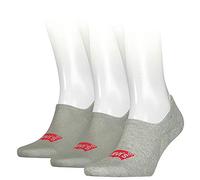 Levi's Footie, Gris (Middle Grey Melange), 39-42 (Pack de 3) Unisex Adulto
