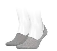 Levi's Footie, Gris (Middle Grey Melange), 43-46 (Pack de 2) Unisex Adulto
