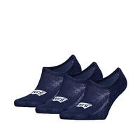 Levi's Footie, Azul (Navy), 39-42 (Pack de 3) Unisex Adulto