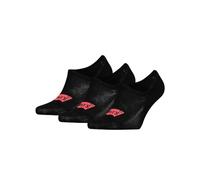 Levi's Footie, Negro (Black), 43-46 (Pack de 3) Unisex Adulto