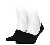 Levi's Footie, Negro (Jet Black), 35-38 (Pack de 2) Unisex Adulto