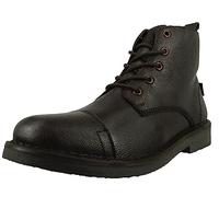 Botas negras con cordones de cuero Track de Levi's-Negro Negro integral 39