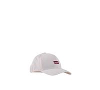 LEVIS FOOTWEAR AND ACCESSORIES Mid Batwing Flexfit Gorra, Blanco (R White 51), Talla única (Talla del fabricante: UN) para Hombre
