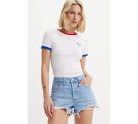Levi's ® For Pari's Graphic Rickie Tee Talla: M | Camisetas de Seda Outlet | Mujer