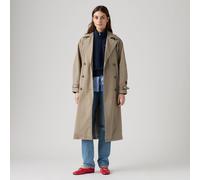 LEVI'S Gabardina larga Serena. Color beige