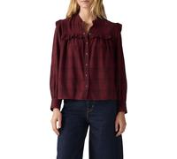 Levi's Gianna LS Blouse Blusas, Small NEA Plaid Tawn, L Mujeres
