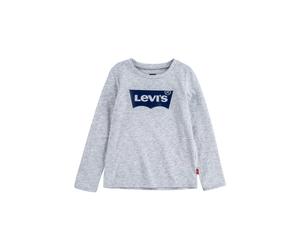 Levi's Girls L/s Batwing Tee Gray Heather Talla: 12Y | Camisas Outlet | kids | Gris